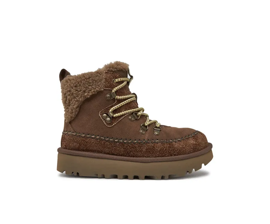 obrazek 1 Ugg Śniegowce W Classic Alpine Lace Up 1158271 Brązowy