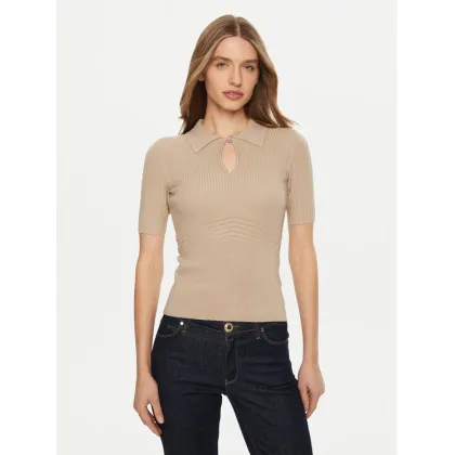 Zdjęcie Guess Sweter W5RR10 Z2Y72 Beżowy Regular Fit