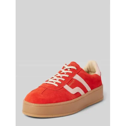 Zdjęcie Sneakersy ze skóry z detalem z logo model ‘CUZMANI’