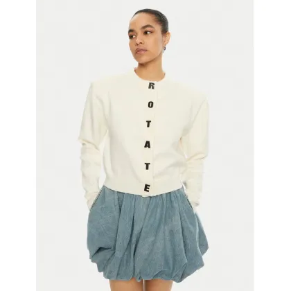 Zdjęcie ROTATE Kardigan 113854 Écru Regular Fit