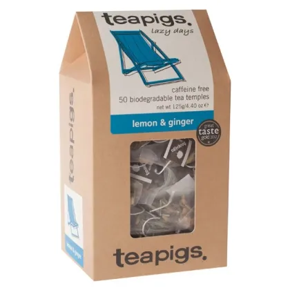 Zdjęcie teapigs Lemon & Ginger 50 piramidek TEAPIGS