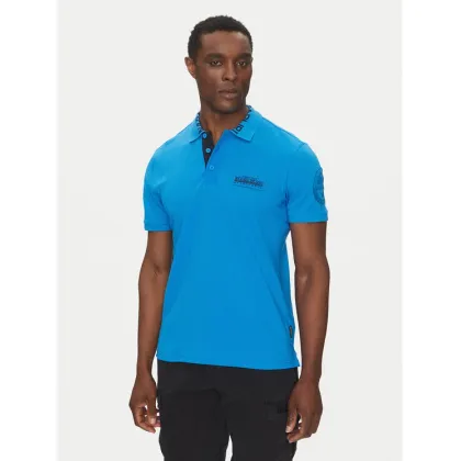 Zdjęcie Napapijri Polo E-Amundsen NP0A4IN9 Niebieski Regular Fit