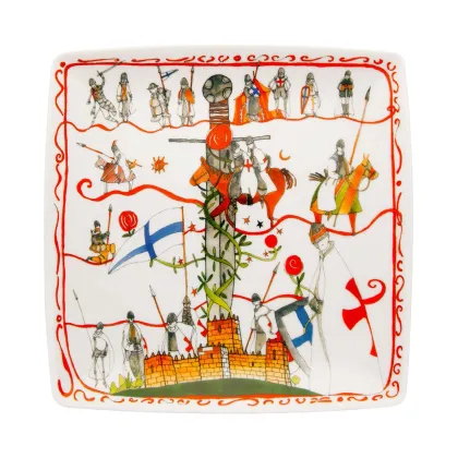 Zdjęcie Talerz deserowy z kolekcji Vimaranes inspirowanej Europejską Stolicą Kultury 2012 - Guimarães - Vista Alegre