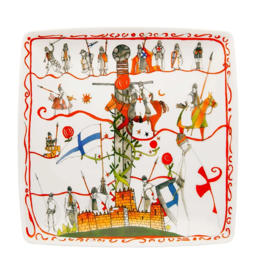 obrazek 1 Talerz deserowy z kolekcji Vimaranes inspirowanej Europejską Stolicą Kultury 2012 - Guimarães - Vista Alegre