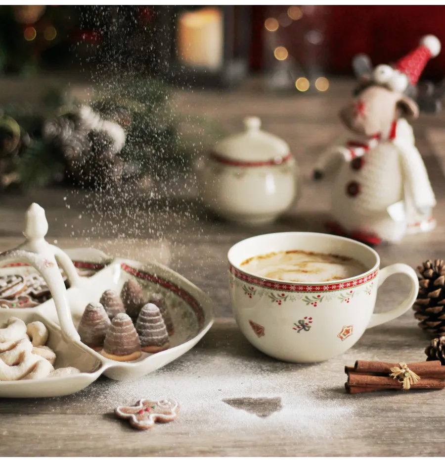 obrazek 2 Wyjątkowy duży kubek z porcelany z bożonarodzeniowej kolekcji - Leander