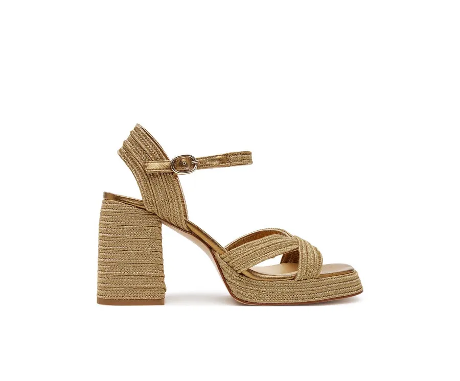 obrazek 1 Castañer Espadryle Valle/142 023116 Złoty