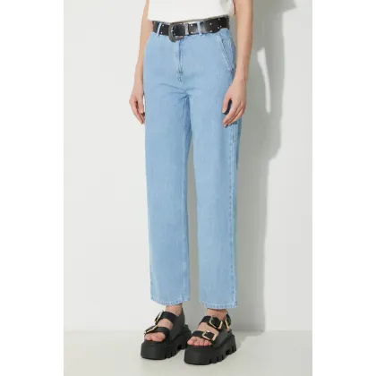 Zdjęcie Carhartt WIP jeansy Pierce Pant Straight damskie high waist I031251.112