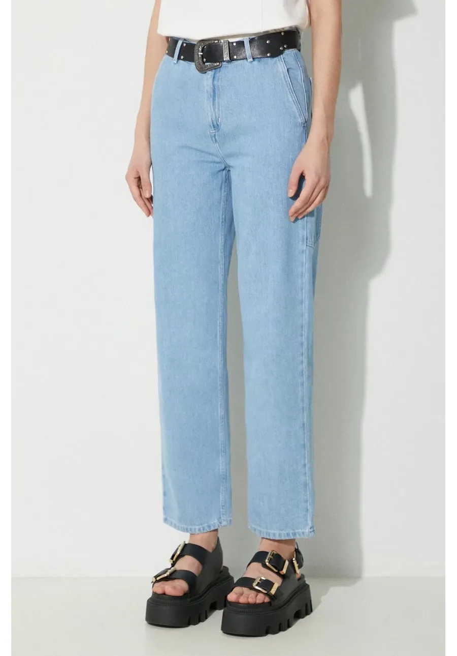 obrazek 1 Carhartt WIP jeansy Pierce Pant Straight damskie high waist I031251.112
