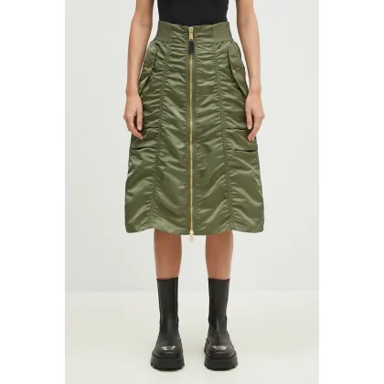 Zdjęcie Alpha Industries spódnica MA-1 Midi Skirt kolor zielony midi rozkloszowana 148067
