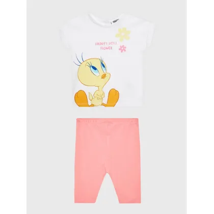 Zdjęcie OVS Komplet t-shirt i spodenki 1767248 Różowy Regular Fit