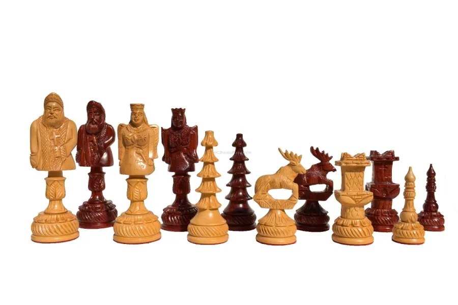 obrazek 1 Świąteczny zestaw figur szachowych - The Chess Empire