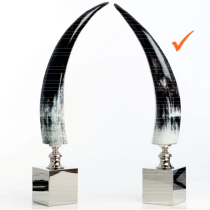 Zdjęcie Urokliwa ozdoba - z poroża i niklowanego mosiądzu