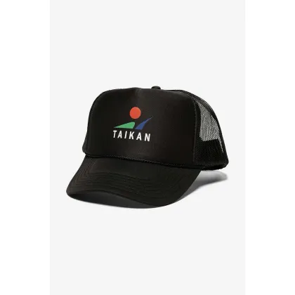 Zdjęcie Taikan czapka z daszkiem Trucker Cap kolor czarny z nadrukiem TA0004.BLK-BLK