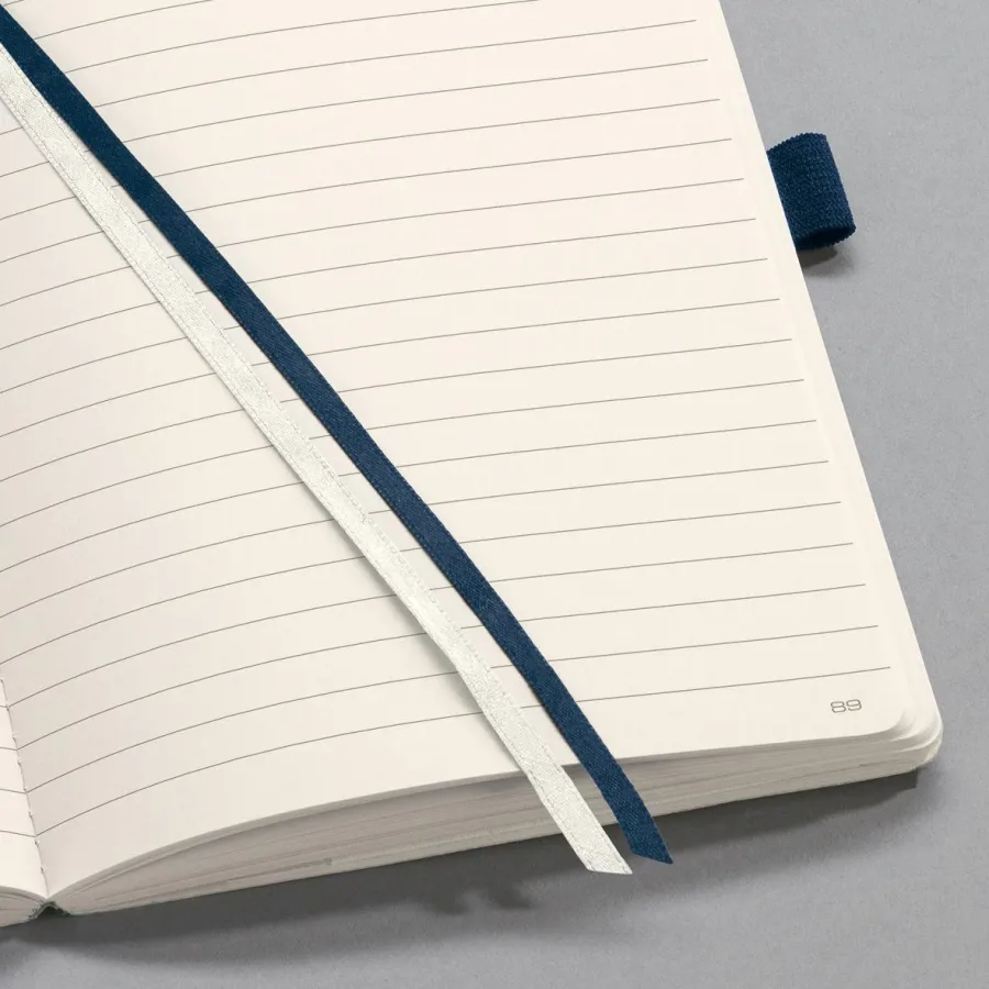 obrazek 3 Stylowy notes A4 w linie granatowy