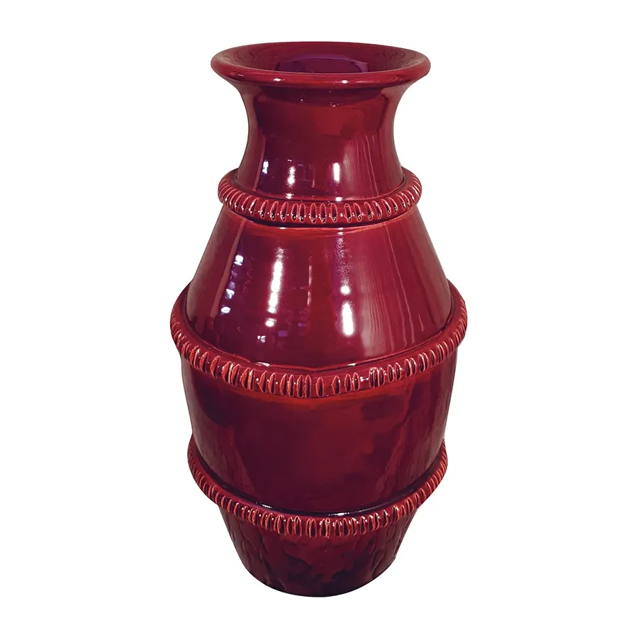 obrazek 1 Włoski ceramiczny wazon z kolekcji Elba o wrzecionowatym kształcie