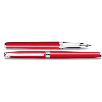 Picture Leman Slim Scarlet Red rollerball pen