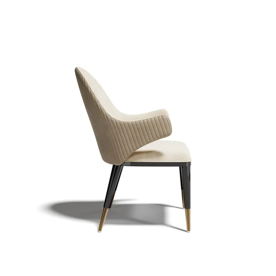 obrazek 1 Eleganckie modernistyczne krzesło do jadalni - prosto z Włoch