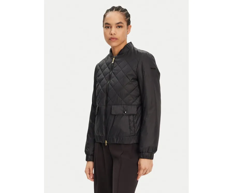 obrazek 1 Geox Kurtka bomber Amabel W5520F T3132 F9000 Czarny Regular Fit