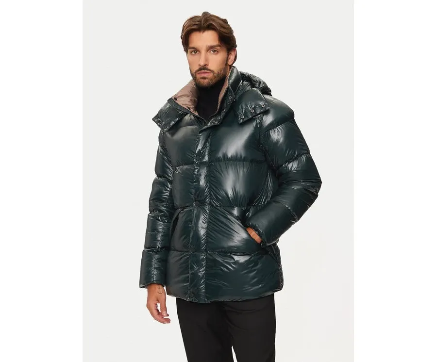 obrazek 1 Hetregó Kurtka puchowa Justin 8N562 Zielony Regular Fit