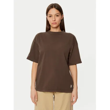 Zdjęcie Champion T-Shirt 117449 Brązowy Loose Fit