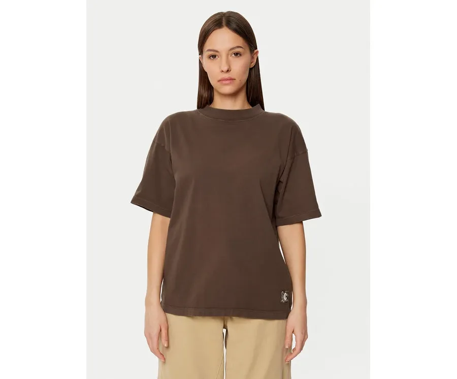 obrazek 1 Champion T-Shirt 117449 Brązowy Loose Fit