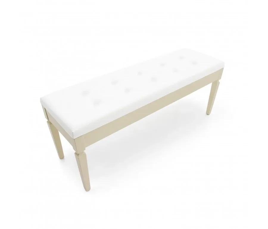 obrazek 3 Beżowa elegancka ławka w nowoczesnym stylu - Sevensedie