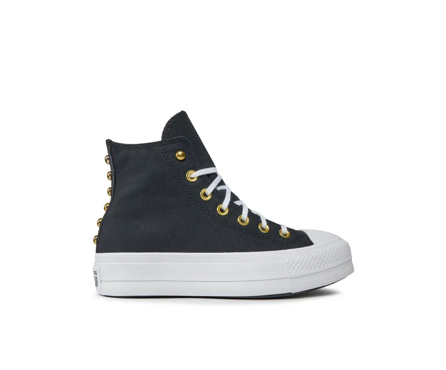 obrazek 1 Converse Trampki Chuck Taylor All Star Lift Platform Star Studded A05453C Czarny