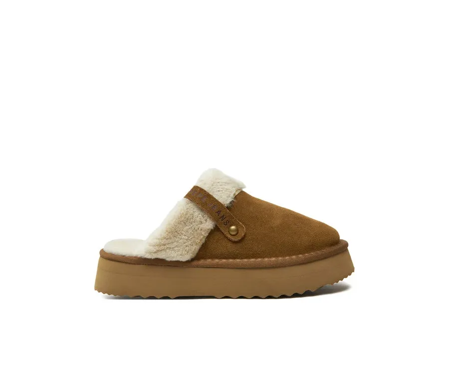 obrazek 1 Pepe Jeans Kapcie PLS10421 Brązowy