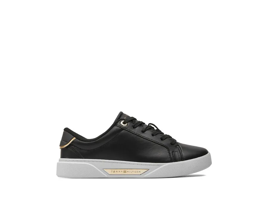 obrazek 1 Tommy Hilfiger Sneakersy Chic Hw Court Sneaker FW0FW07813 Czarny