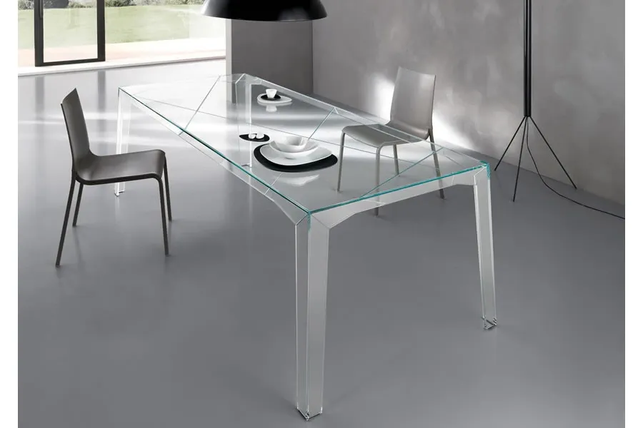 obrazek 4 Luksusowy stół wykonany ze szkła przezroczystego - Tonelli Design