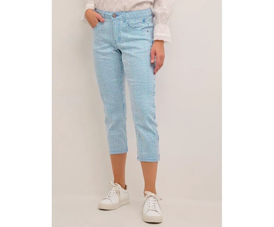 obrazek 1 Cream Spodnie materiałowe Lotte 10611184 Niebieski Regular Fit