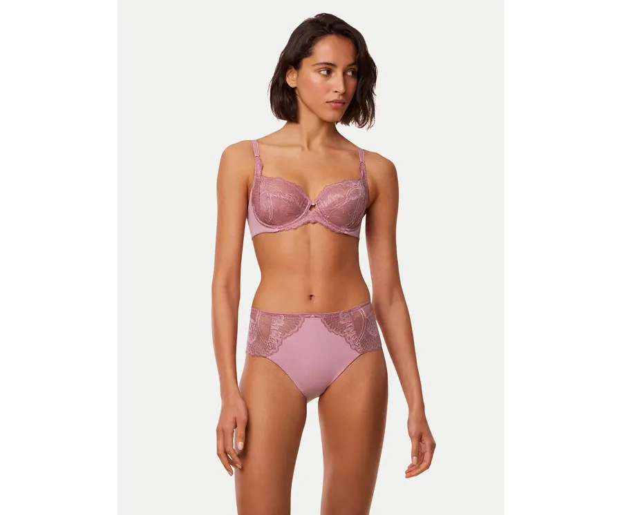 obrazek 1 Triumph Biustonosz z fiszbiną Wild Peony Florale 10209608 Różowy