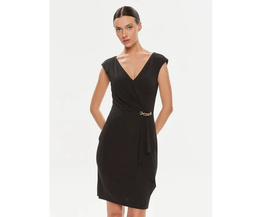 obrazek 1 Rinascimento Sukienka koktajlowa CFC0019373002 Czarny Regular Fit