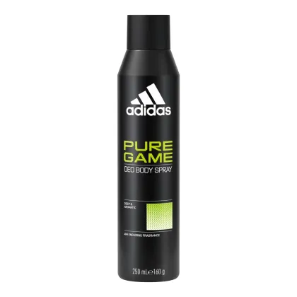 Zdjęcie Adidas Body Spray Pure Game Dezodorant dla mężczyzn, 250 ml 250 ml