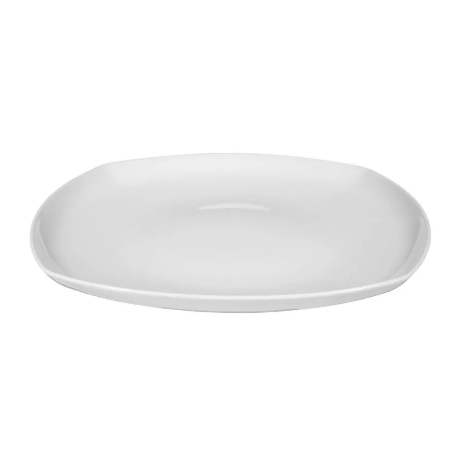 obrazek 3 Kwadratowy porcelanowy duży talerz obiadowy 26 cm - Seltmann Weiden