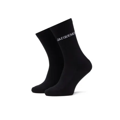 Zdjęcie JACQUEMUS Skarpety wysokie damskie 21H213AC003-5000 Czarny