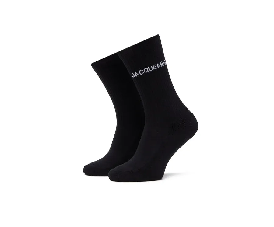 obrazek 1 JACQUEMUS Skarpety wysokie damskie 21H213AC003-5000 Czarny