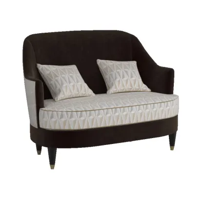 Zdjęcie Reprezentacyjna dwuosobowa sofa do salonu - Living Comfort Italia