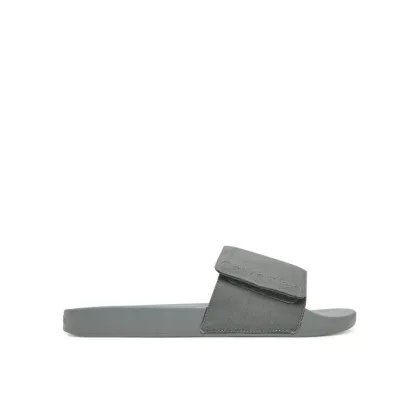 Zdjęcie Calvin Klein Klapki Adj Pool Slide Canvas Logo HM0HM01749 Szary
