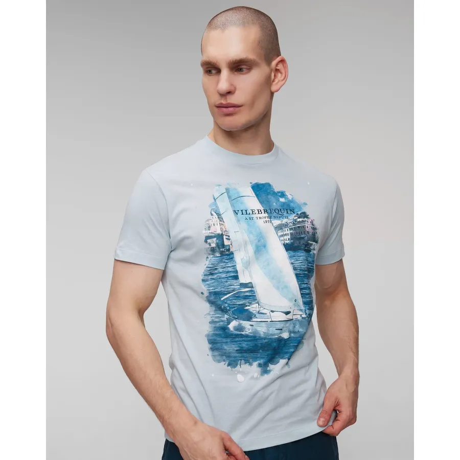 obrazek 1 T-shirt Z Printem Męski Vilebrequin Portisol