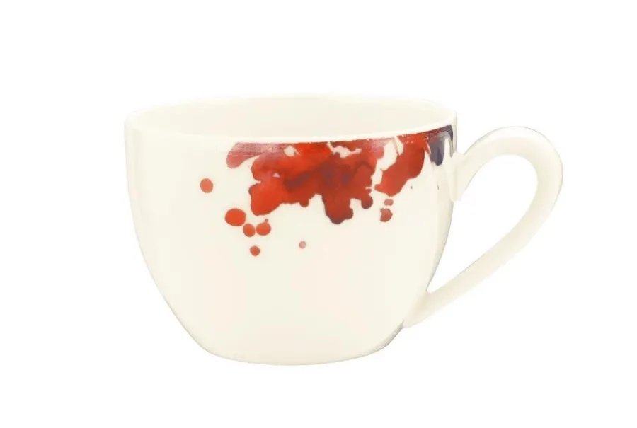 obrazek 1 Stylowa porcelanowa filiżanka do espresso zdobiona motywem kwiatu geranium – Tettau