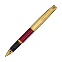 Picture Elite burgundy ballpoint pen from the Duo Cart series - Aurora