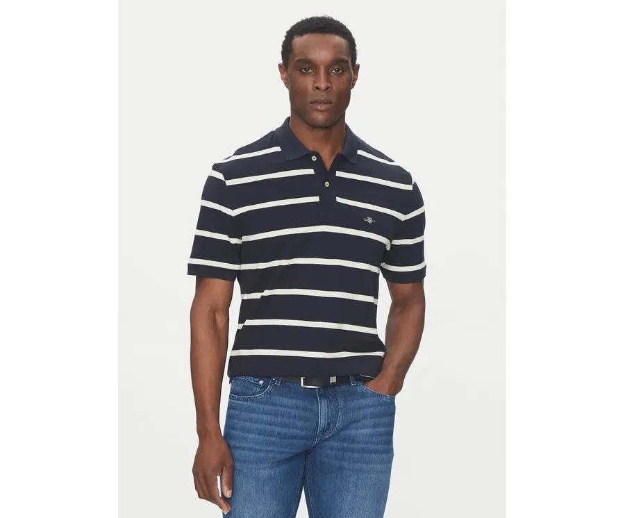 obrazek 1 Gant Polo 2014022 Granatowy Regular Fit