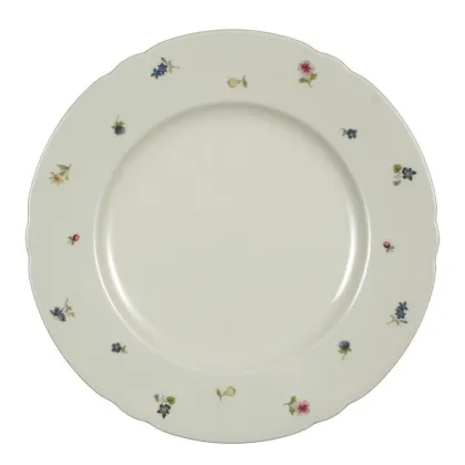 Zdjęcie Okrągły porcelanowy talerz obiadowy 27 cm - Seltmann Weiden