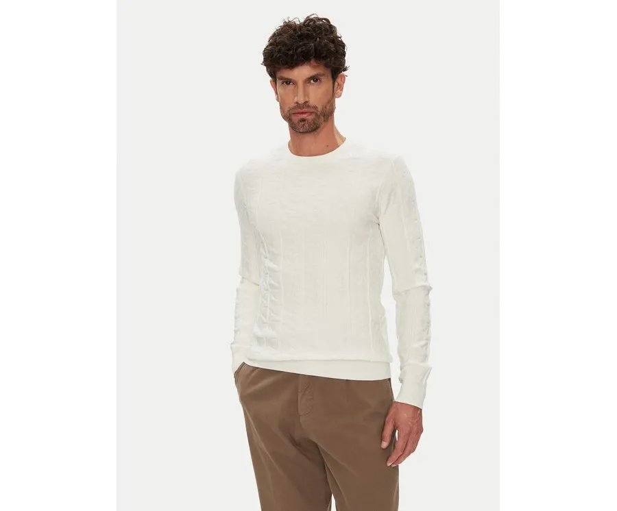 obrazek 1 Guess Sweter M5YR07 Z3FC2 Biały Regular Fit