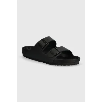 Zdjęcie Birkenstock skórzane Arizona klapki kolor czarny 1026824