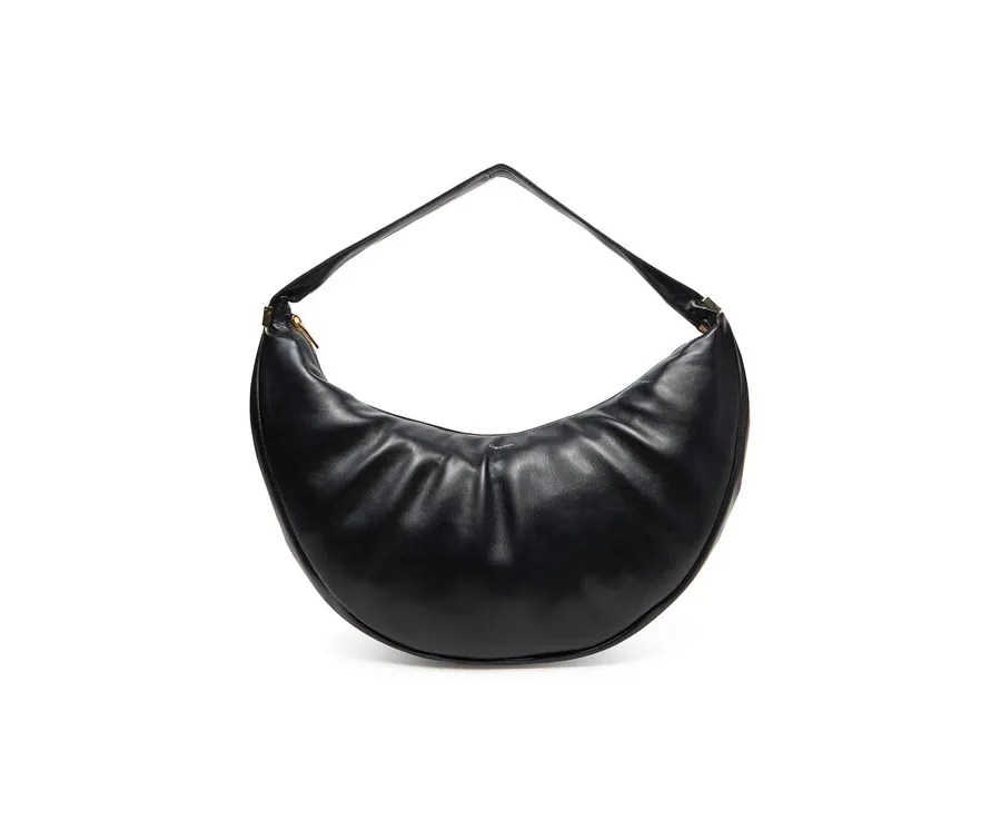 obrazek 1 Calvin Klein Torebka Pinched Soft Crescent Lg LV04F3009G Czarny