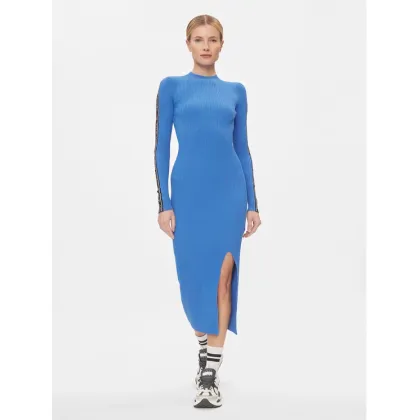 Zdjęcie Tommy Jeans Sukienka dzianinowa DW0DW17415 Niebieski Slim Fit