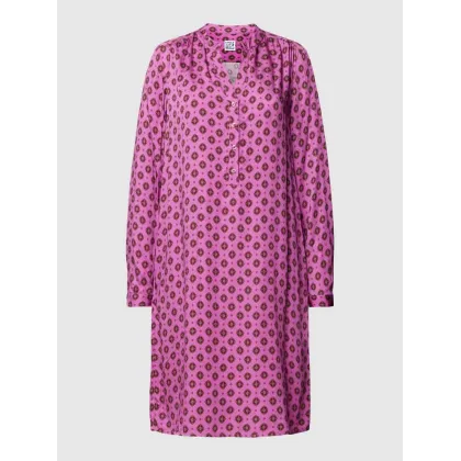 Zdjęcie Sukienka koszulowa z wiskozy ze wzorem na całej powierzchni
