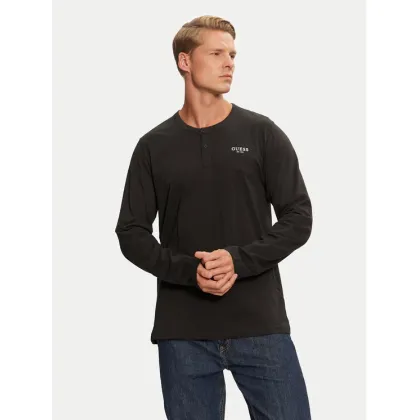 Zdjęcie Guess Koszulka piżamowa U4YP30 KCAM1 Czarny Regular Fit